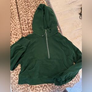 Green Lululemon Scuba hoodie